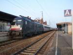 Am 30.03.2014 kam die 182 573 mit dem EC 248 von Wroclaw Glowny nach Stendal und fuhr über Salzwedel->Uelzen nach Hamburg Altona.