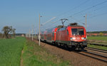 182 022 bespannte am 08.04.16 eine RB/S2 aus Magdeburg nach Leipzig-Connewitz.
