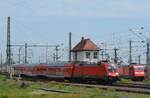 182 019-0 mit der S2 Magdeburg Hbf am BW Leipzig West 29.05.2016