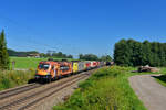 182 572 + 189 930 mit DGS 43101 am 29.08.2017 bei Vogl. 