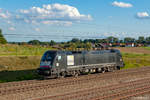 ES 64 U2-035 (182 535) als Lz in Richtung Ingolstadt bei Hebertshausen