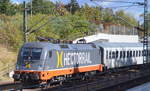 Im Moment für den Flixtrain auf der Route zwischen Berlin und Stuttgart häufig im Einsatz, die Hectorrail  242.504  Name: Mr Potato Head (91 80 6 182 504-1 D-HCTOR) mit den Zug Richtung