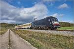 ES 64 U2-095 (182 595-9) / Mitteldachstetten / 16.10.2019