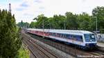 Am 16.05.2020 stand eine Ersatzgarnitur der S-Bahn Linie S3 in Essen Frohnhausen.