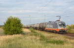 Der Hector-Rail-Taurus Balboa (242/182 503) schleppte am 23.09.20 einen Kesselwagenzug durch Gräfenhainichen Richtung Bitterfeld.