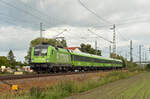 182 522 führte am 03.10.22 den FLX 1243 von Berlin kommend durch Gräfenhainichen Richtung Halle(S).