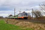 Hector Rail 242.523  LIGTYEAR  mit FLX 1343 Hamburg Hbf - Köln Hbf (Hüde, 23.02.2024).