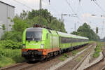 HCTOR 242.516 in Diensten von Flixtrain in Recklinghausen-Süd 17.5.2024
