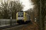 ES 64 U2-096 und ES 64 F4-097 am 22.11.2009 mit einem Gterzug aus Richtung Padborg auf der Hamburger GB.