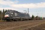 ES64 U2-067 (182 567-8) BosporusSprinter mit einen KLV-Gz kurz vor Fulda am 26.03.2010
