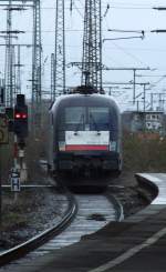Notschuss von ES 64 U2-034 in Duisburg Hbf