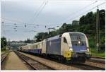 ES64U2-060 auf der Rckfahrt mit dem Sonderzug D19619 von Passau nach Wien/Gersthof; Hier in Tullnerbach-Pressbaum, 13.6.2010.