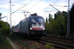 BR 182 am Wagenpark von DB Fernverkehr am 17.09.2010 in Berlin Eichgestell