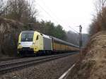 ES 64-013 am 16.03.2011 unterwegs bei Laaber