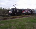 BR 182 502 Dispolok des Kreidezuges in Lancken am 27.04.2012

