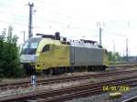 ES 64 U2 - 099 vom SIEMENS Dispolok-Pool in Frankfurt-Hchst.