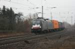 182 563-7 (BoxXpress) mit Gz bei fulda am 09.03.2013