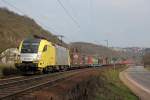 182 595 / ES 64 U2-095 bei Erpel am 22.03.2013