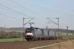 DGS43944 Wien-Freudenau Hafen -> Wanne-Eickel mit einem der blichen Tauris, hier der ES 64 U2-098 am 24/04/12 im Bennhauserbogen bei Paderborn.