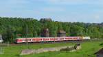 RE Eisenach - Halle mit BR 182 in Weienfels 15.05.2013