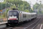 ES 64 U2-036 mit HKX 1804 bei der Durchfahrt in Recklinghausen 20.5.2013