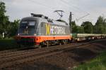 HCR 242.502  Zurg  mit einem leeren KLV Zug Rtg Duisburg in Ratingen West. 10.7.2013