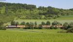 182 529-0 mit einem Autozug bei Euenheim 19.6.13