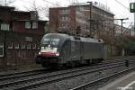 ES 64 U2-069 der MRCE fuhr lz am 02.01.14 durch hh-harburg