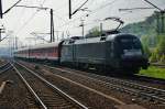 ES 64 U2-028(182 528-0) der MRCE mit dem RB 16267 von Eisenach nach Halle/Saale unterwegs am 29.04.14.