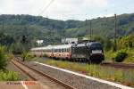 MRCE 182 534/ES 64 U2-034 mit HKX1803 in Wuppertal, Juni 2014.