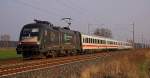 Nächste interessantere Zugbewegung war dann der pünktliche Wawel 248 am 29.03.2014, vor der Zeitumstellung noch mit etwas warmen Licht und 182 073.
