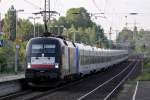 ES 64 U2-036 mit HKX 1804 bei der Durchfahrt in Recklinghausen 25.7.2014