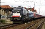 Am 11.04.2015 kam 182 508-2 (ES 64 U2-008)von Boxpress (MRCE Dispolok) aus Richtung Berlin nach Stendal und fuhr weiter in Richtung Wittenberge .
