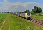 182 511 mit DGS 43945 am 30.06.2015 bei Plattling.