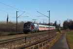 182 509 mit IC 2082 am 08.01.2016 bei Stephanskirchen.