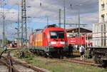 DB 182 020 am 30.08.2025 im DB Werk Erfurt.