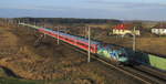 Am 10.02.2016 fuhr 182 013 mit dem IRE von Hambuirg nach Berlin. Hier gerade von Stendal auf die SFS nach Berlin.