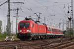 182 025-7 zieht den RB 16582 aus Großkorbetha in Richtung Weißenfels am 30.04.2012.