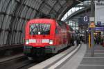 182 011 beim Fahrgastwechsel im Berliner Hbf Ziel der Reise sollte am 26.09.2014 Frankfurt(Oder)sein.