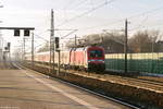 182 018 mit dem IRE 4275  Berlin-Hamburg-Express  von Hamburg Hbf nach Berlin Ostbahnhof in Rathenow.