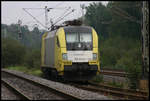 Die Siemens Dispolok ES64-U2-064 wartete am 3.10.2006 im Bahnhof Bad Bentheim auf ihren nächsten Einsatz.