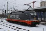 182 504-1 D-HCTOR Hectorrail - abgestellt Dresden Hbf am 15.02.2021