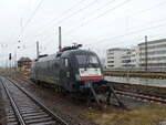 MRCE 182 595 pausiert am 18.02.2022 in Leipzig Hbf.