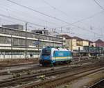 Alex 183 004 rangiert am 09.01.2020 auf dem Hbf.