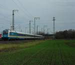 Am 15.11.09 fhrt der ALEX(183 005)druch Regensburg ost.An dem gleichen TAg an dem die zuckerfabrick gesprengt wurde.