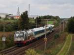 Hier 183 001 in Alteglofsheim am 26.09.2010 am ALEX.