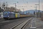 183 500 + 189 923 mit einem ARS-Altmann Autozug, am 11.03.2011 in Kreiensen bei widrisgsten Bedingungen