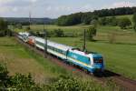 183 003 mit Alex 84115 am 28.05.2013 bei Ergolsbach.