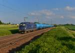 183 500 mit einem Kesselzug am 17.05.2015 bei Plattling. 