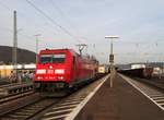 DB Cargo 182 240-9 am 14.03.17 in Gelnhausen Bhf